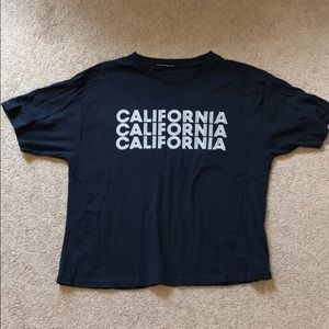 Navy Brandy Melville California Tee